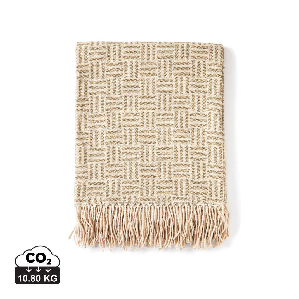 Plaid Lenox à personnaliser VINGA Vert 